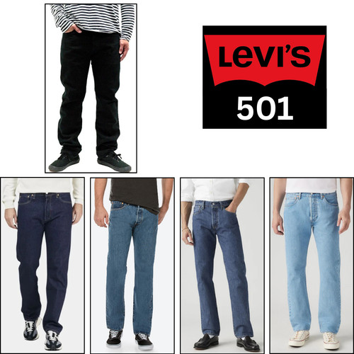 Jeans denim uomo levis - denim, 501