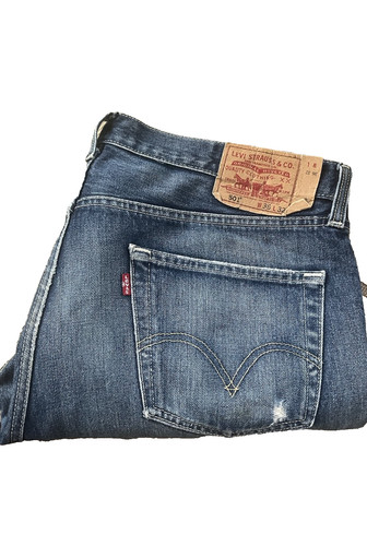 Jeans denim blu levis 501 - levis, xx