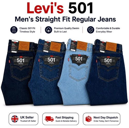 Jeans uomo denim levis 501 - uomo,