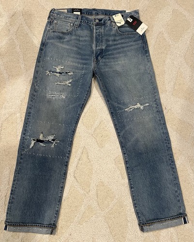 Selvedge levis 501 dritto - selvedge,